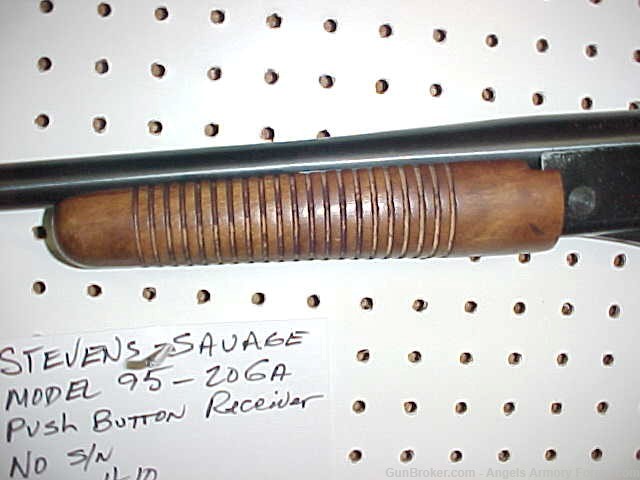 BK#5 Item#11 - Stevens Savage Model 95 - 20 Gage Shotgun-img-3