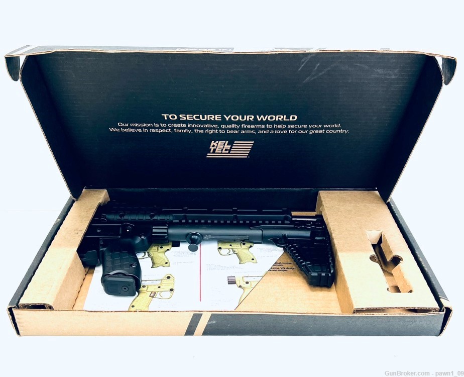 Kel-Tec Sub-2000 9mm Folding Carbine G17/22 Threaded 16.5" Barrel 1 Mag-img-1