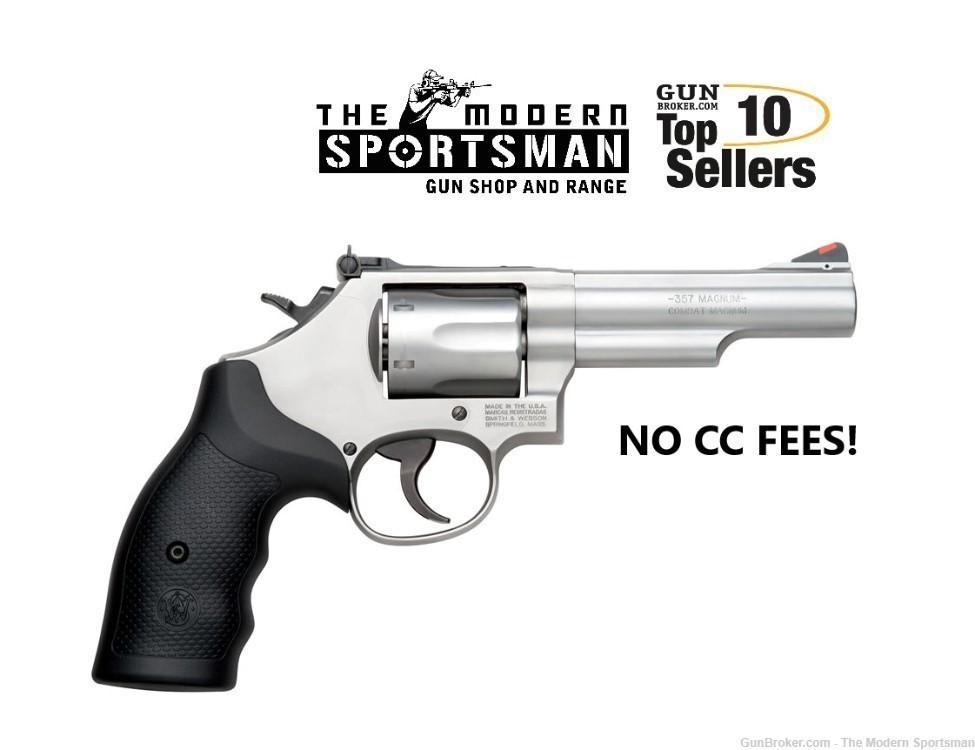 Smith & Wesson Model 66 357 Magnum Revolver Stainless 4.25" S&W 357MAG-img-0