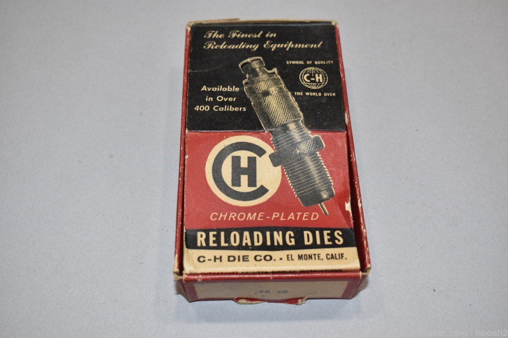 Vintage CH Brand Full Length Reloading Dies 25-20 Winchester-img-0