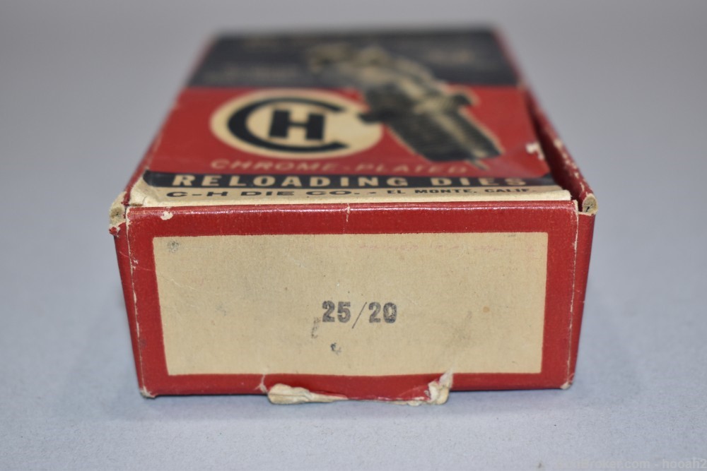 Vintage CH Brand Full Length Reloading Dies 25-20 Winchester-img-1