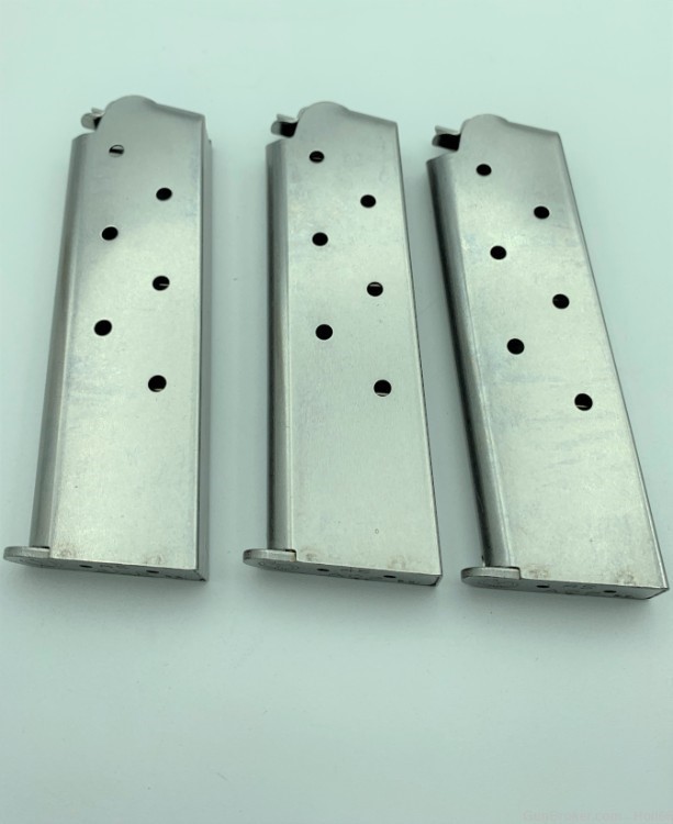 Pack of 3 1911 Magazine 7 Round Stainless 45 ACP Auto Metalform Fits Colt -img-5