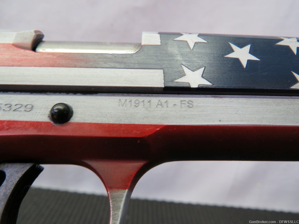 PENNY! CITADEL M1911-A1 US FLAG CERAKOTE .45 ACP 5" BARREL W/ BOX!-img-16