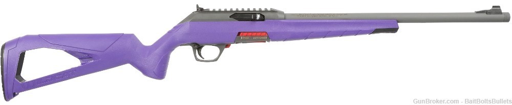 Winchester Wildcat SR Semi Auto Purple/Grey 22LR 16.5in Threaded New In Box-img-0