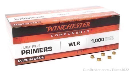 Winchester Large Rifle Primers WLR 1000 Count Cheap Shipping-img-0