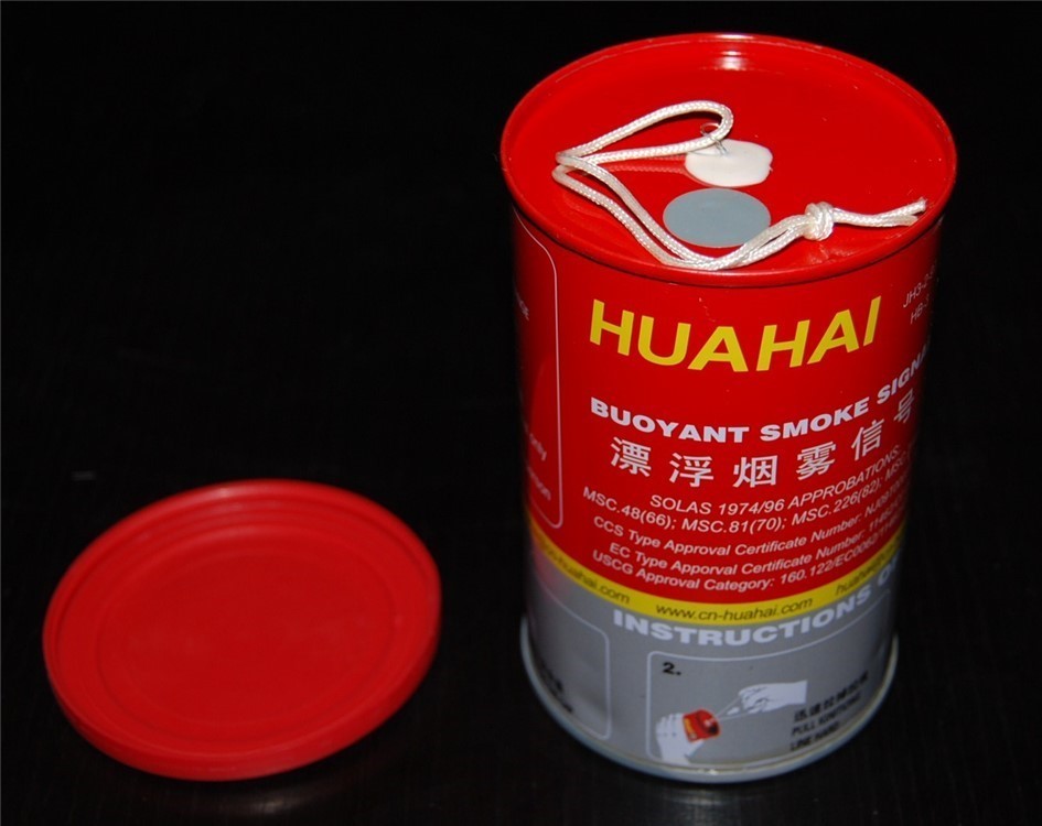 Case of 10 HUAHAI 3-Min Orange Smoke Grenades/Bomb (4th of July Sale)-img-1