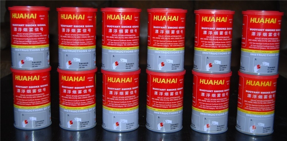Case of 10 HUAHAI 3-Min Orange Smoke Grenades/Bomb (4th of July Sale)-img-2