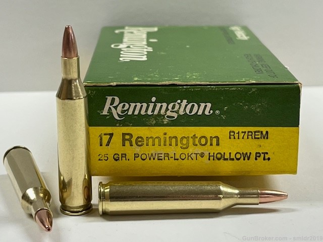Remington .17 Remington 25gr Power-Lokt Hollow Point Like New!-img-1