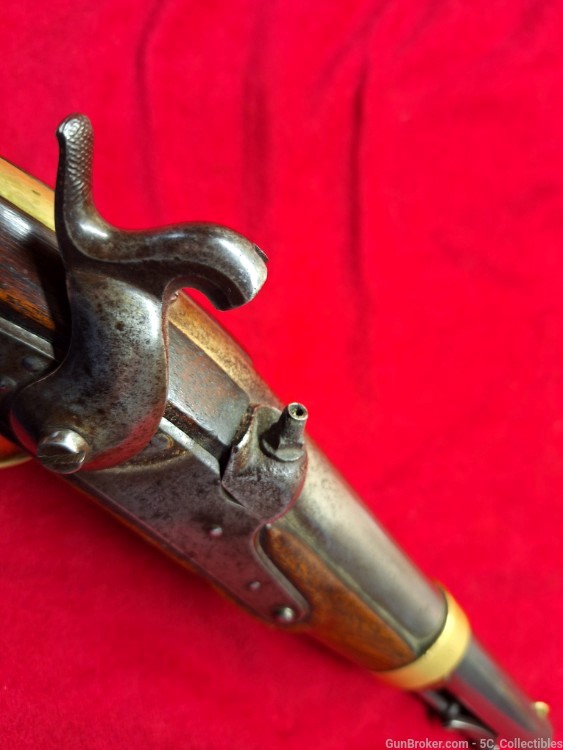 U.S. Contract Model 1842 Percussion Pistol H. Aston Dated 1851 Antique-img-15