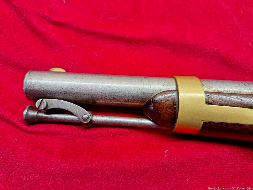 U.S. Contract Model 1842 Percussion Pistol H. Aston Dated 1851 Antique-img-14