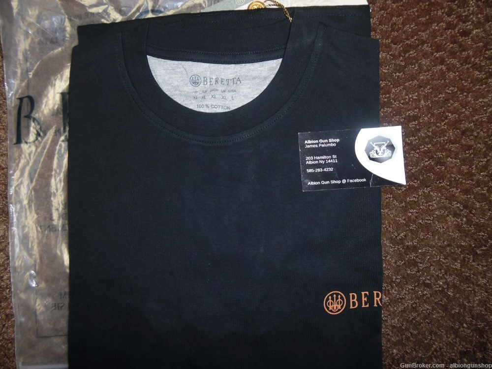 beretta model ts39 man's t-shirt size large black-img-0