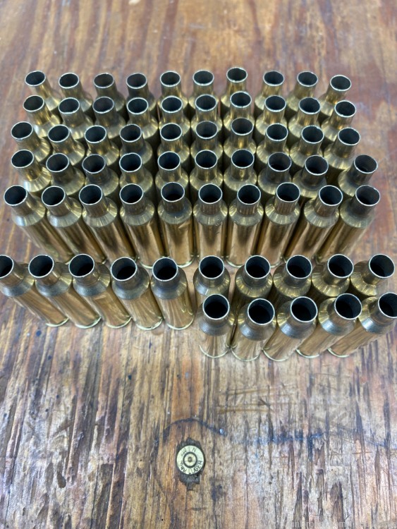 6.5 Creedmoor Large Primer Brass, 1X Fired, 65 Pieces -img-3