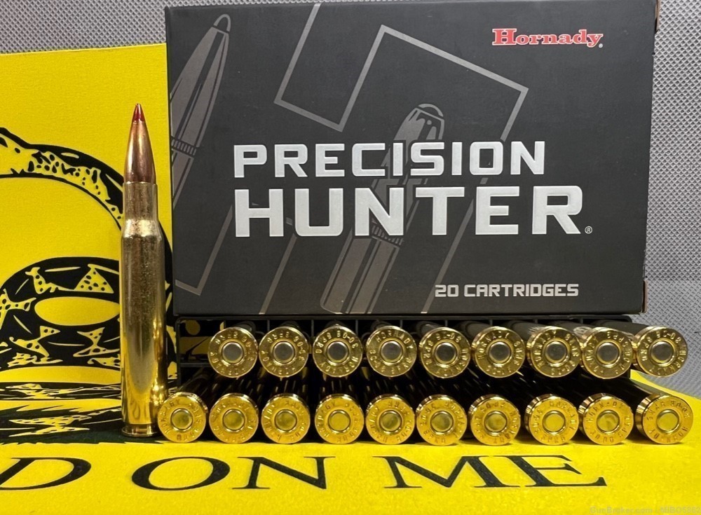 Hornady Precision Hunter .30-06 Ammunition. One Box. -img-3