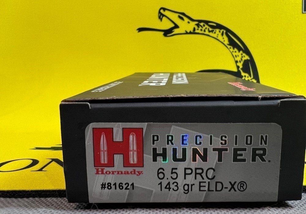 Hornady Precision Hunter 6.5 PRC Ammunition. One Box. -img-0