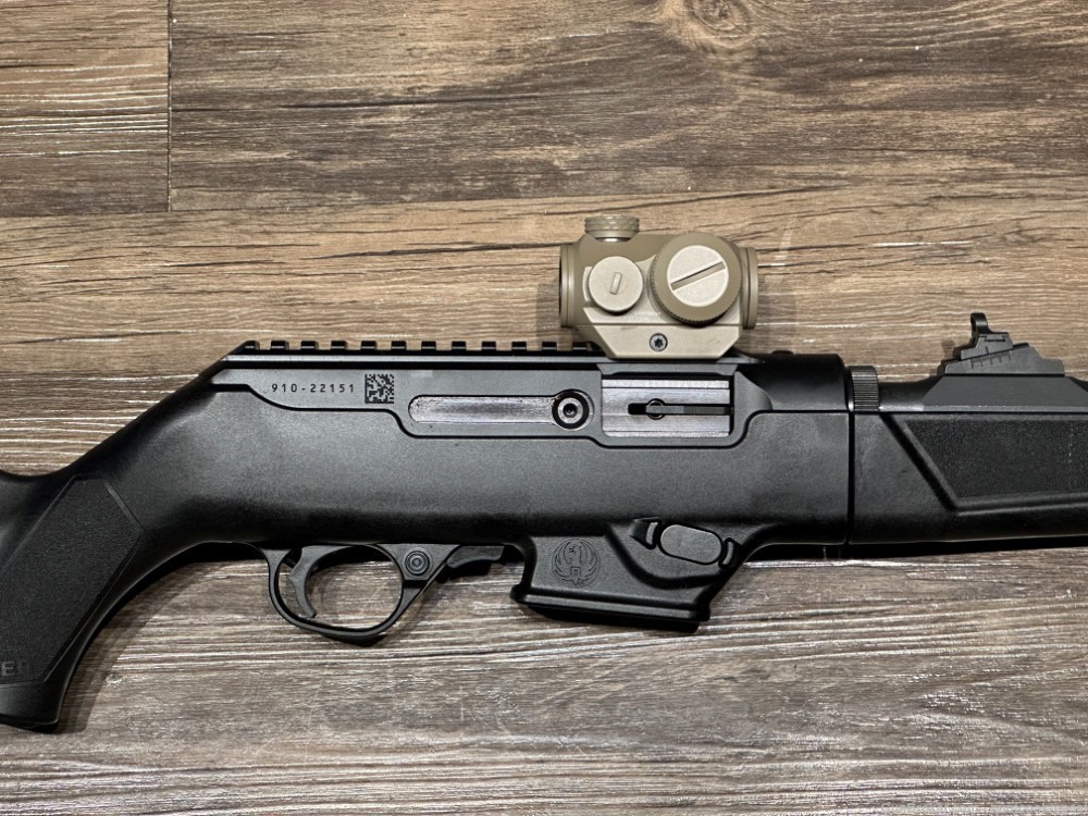 Ruger PC Carbine with Primary Arms red dot, accepts 9mm Glock mags-img-4