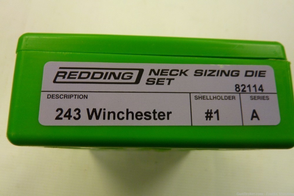 REDDING 243 WIN NECK SIZING DIE SET-img-0