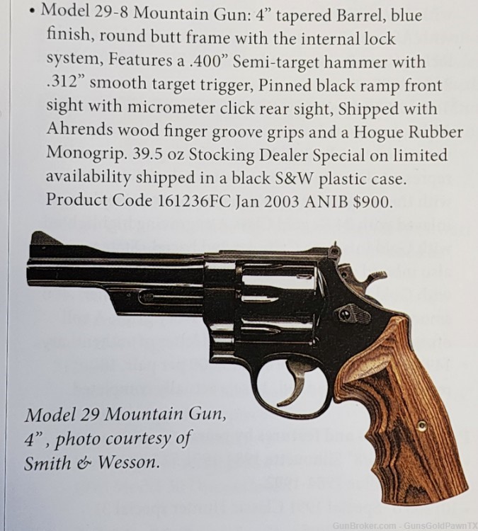 Smith & Wesson 29-8 Mountain Gun .44 Mag Quad Mag-Na-Port *Beautiful* 2003-img-39