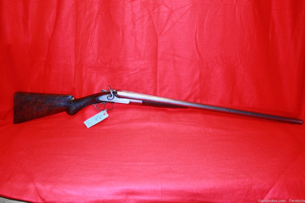 REMINGTON MODEL 1882 SXS 12 GAUGE DOUBLE BARREL SHOTGUN-img-0