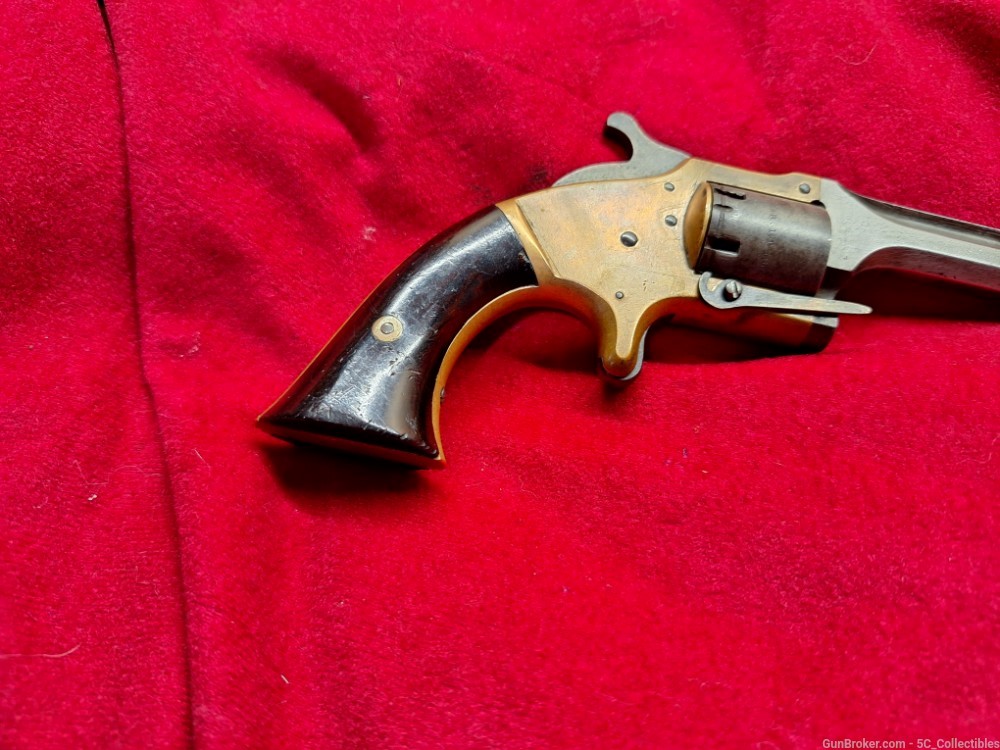 RARE Connecticut Arms Co. Pocket Revolver, .28 caliber cup-primed-img-1
