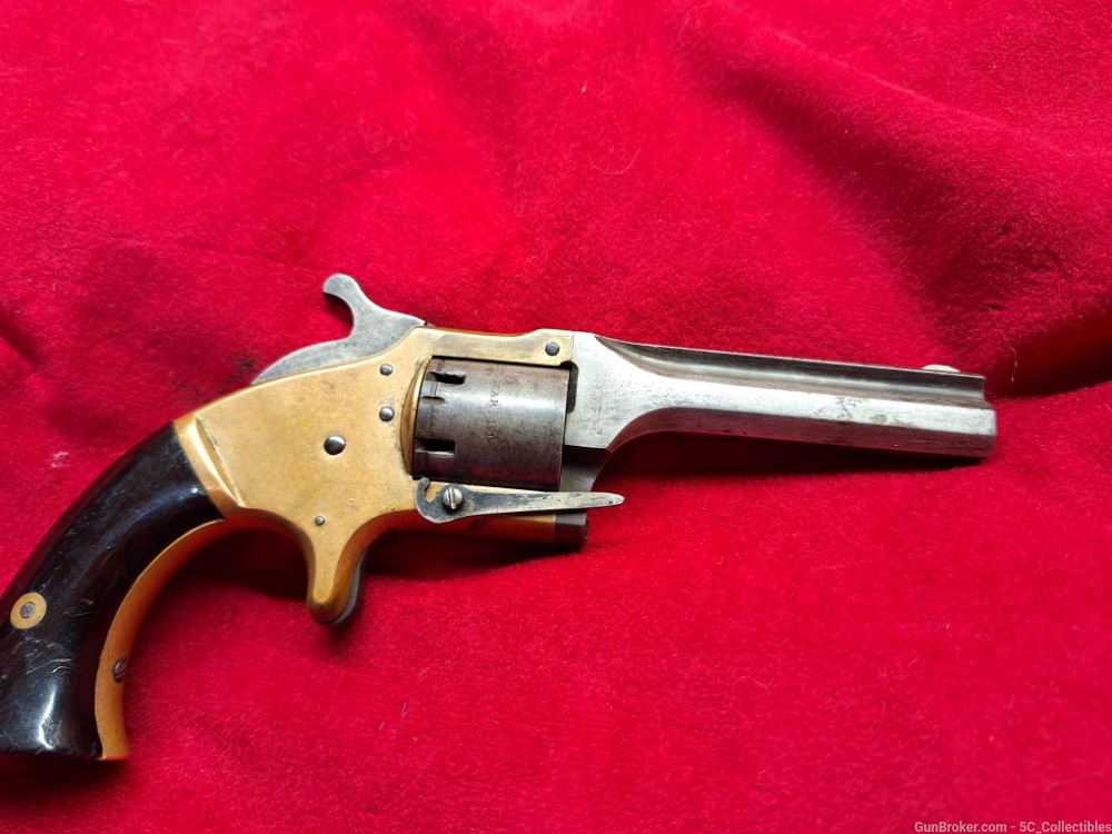 RARE Connecticut Arms Co. Pocket Revolver, .28 caliber cup-primed-img-2