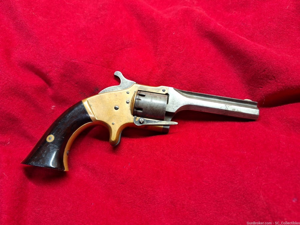 RARE Connecticut Arms Co. Pocket Revolver, .28 caliber cup-primed-img-0