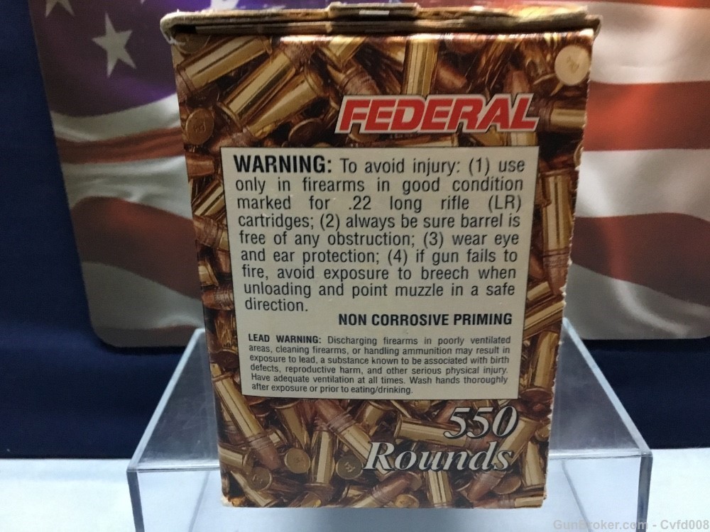 Vintage 1993 Federal 550 Round .22 Cal LR 36Gr. HP Value Pack -  See Photos-img-3