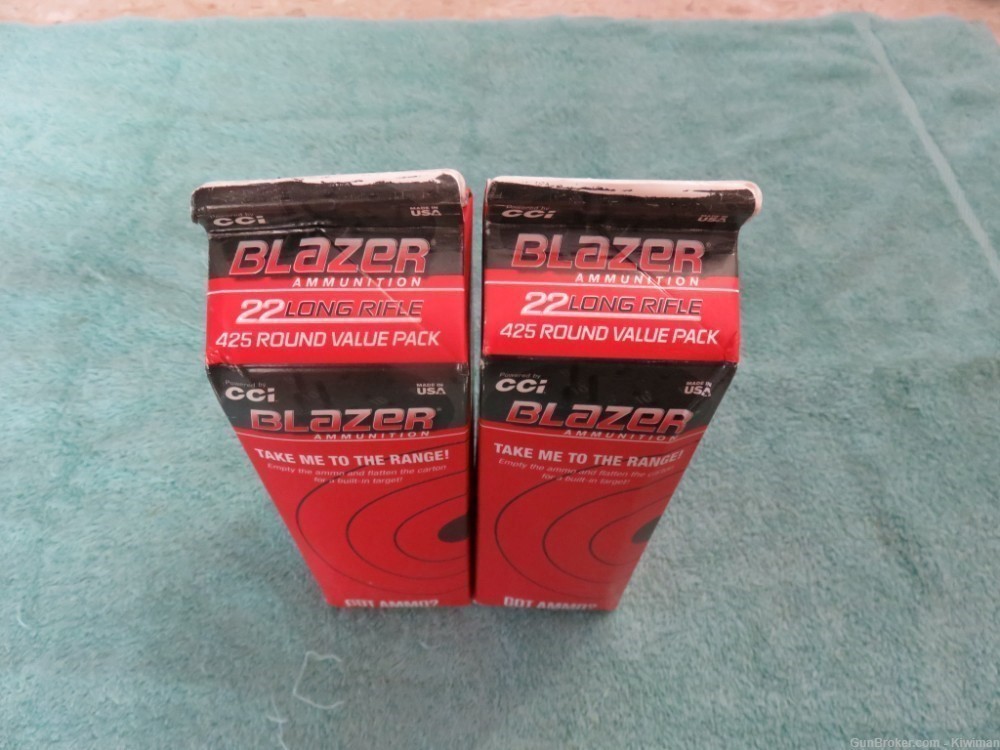 850 Rnds of CCI Blazer  Two Pour Packs  22LR 38 Gr LRN! -img-8
