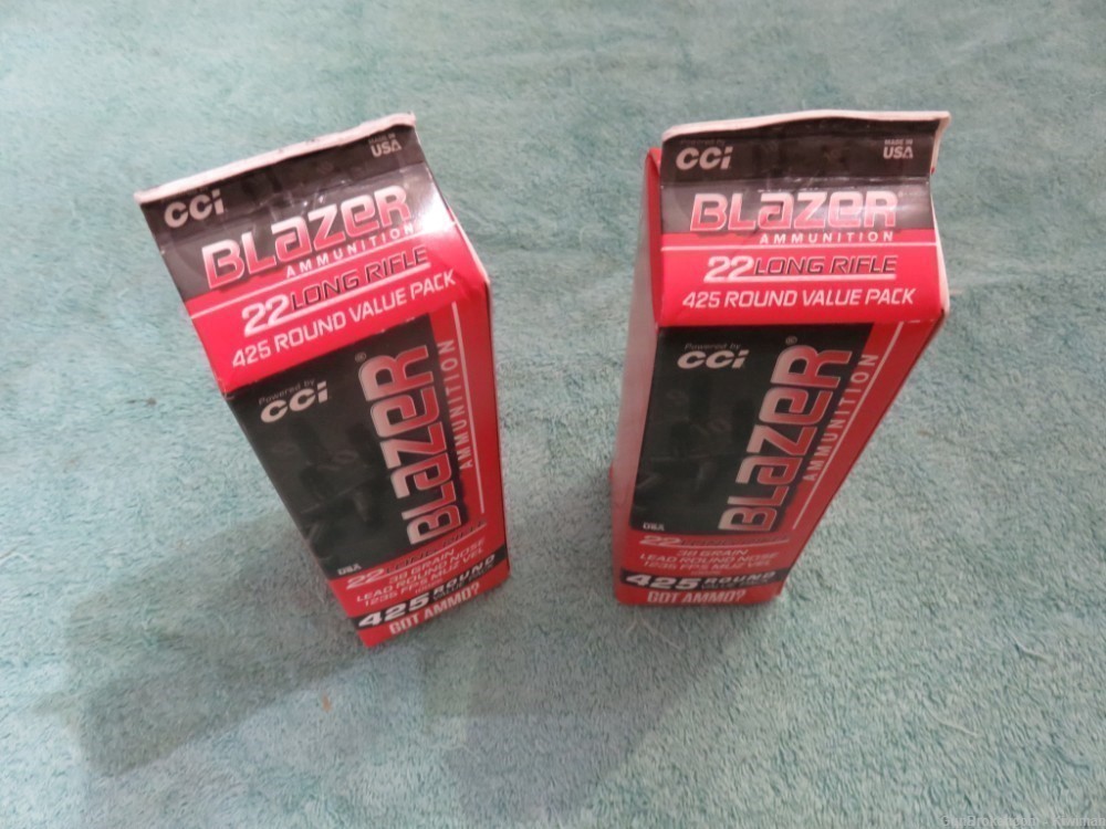 850 Rnds of CCI Blazer  Two Pour Packs  22LR 38 Gr LRN! -img-7