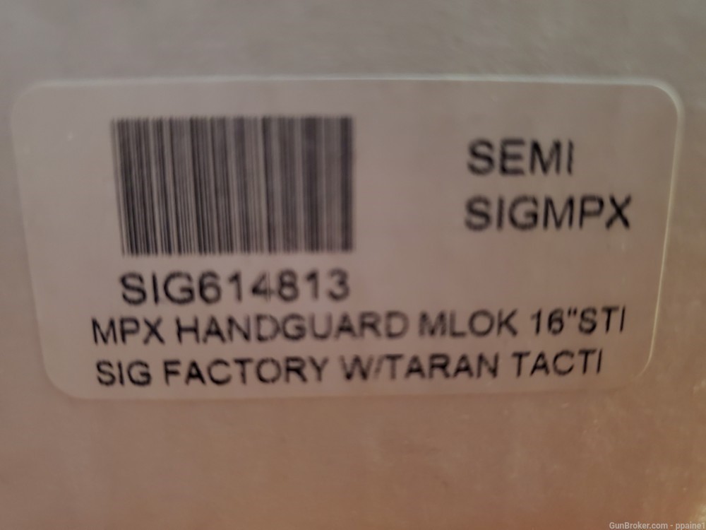 BRAND NEW IN FACTORY BOX TARAN TACTICAL SIG MPX HANDGUARD - DISCONTINUED-img-6