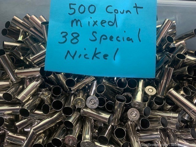 500 Count mixed 38 Special brass, nickel-img-0