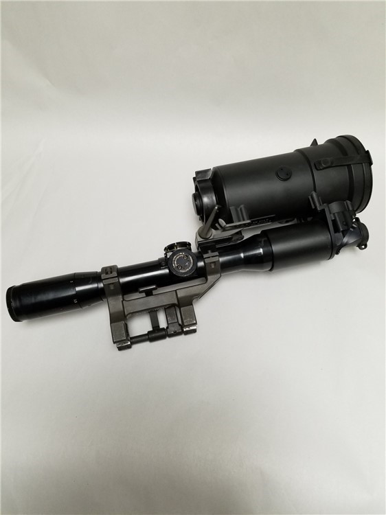 GERMAN POLICE SPECIAL FORCES H&K SNIPER SCOPE WITH NIGHT VISION ADAPTER.-img-1