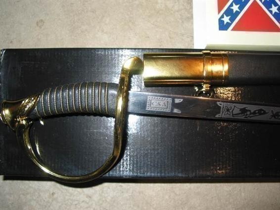 Confederate Cavalry Officer's Sword-NIB!-img-9