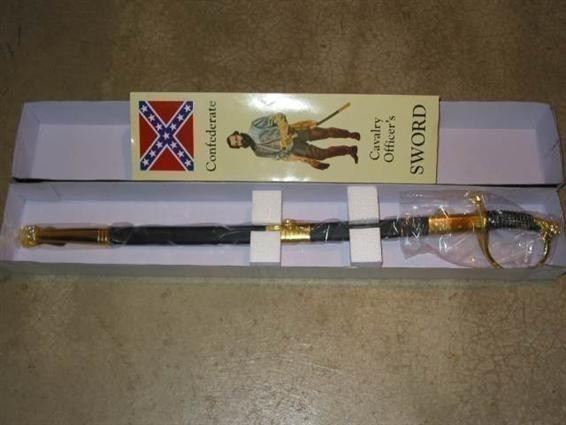 Confederate Cavalry Officer's Sword-NIB!-img-11