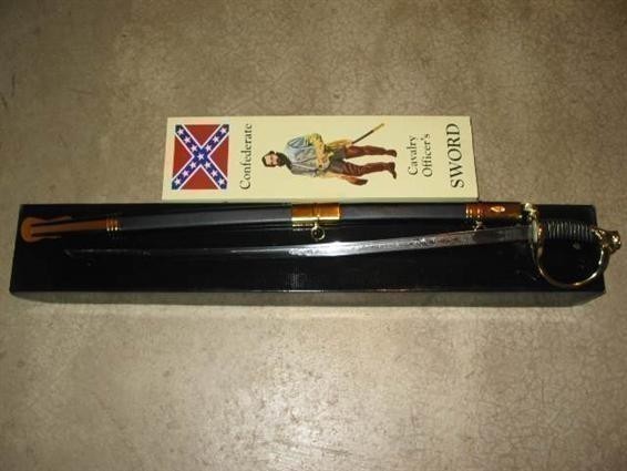 Confederate Cavalry Officer's Sword-NIB!-img-1