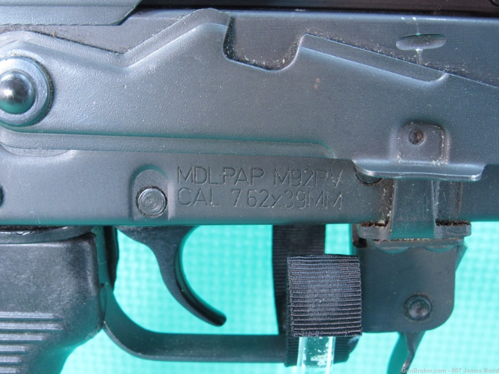 Century Arms PAP M92PV Zastava 7.62x39mm AK47 Pistol w/ Drum Mag & 3 Reg.-img-9