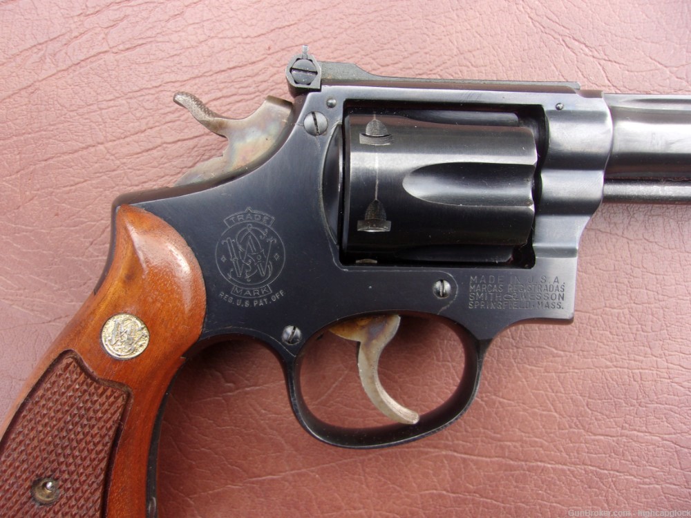S&W Smith & Wesson 5 Screw K-22 .22lr 6" Revolver PRE 17 SO NICE $1START-img-3