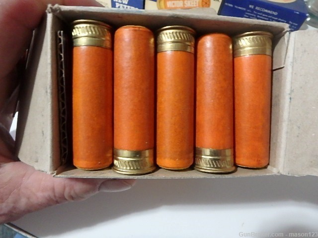 10  PETERS VICTOR RED DOT 16 GA SKEET BOXES 9 's fresh out of the case-img-3