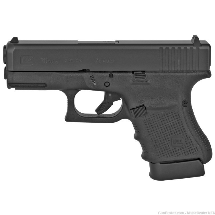 Glock 30 GEN 4 45ACP Pistol 10+1 capacity 3 Mags NIB PG-30502-01 $545-img-0
