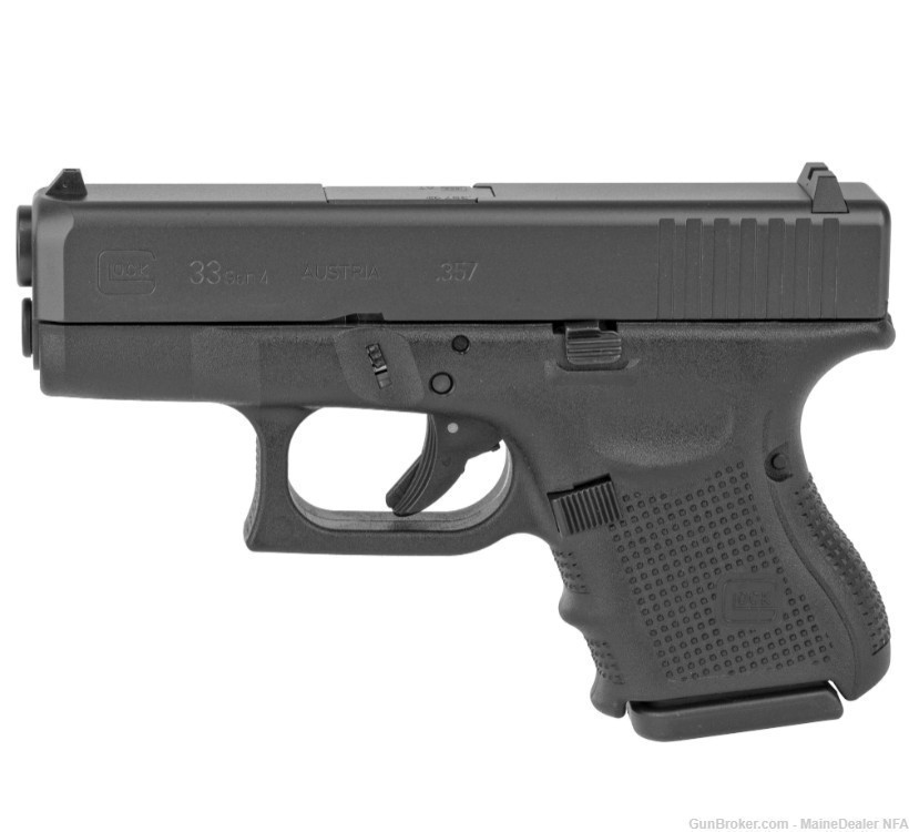 Glock 33 Gen 4 357Sig Semiauto Pistol, 9rds PG-33502-01 NIB $499-img-0