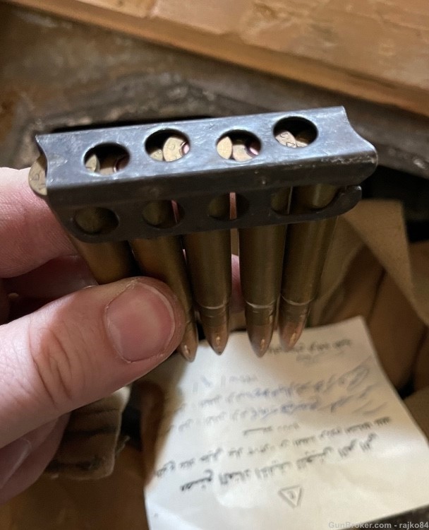 Great British .303 ammo enfield rifle clips 1960’s 100 rounds-img-1