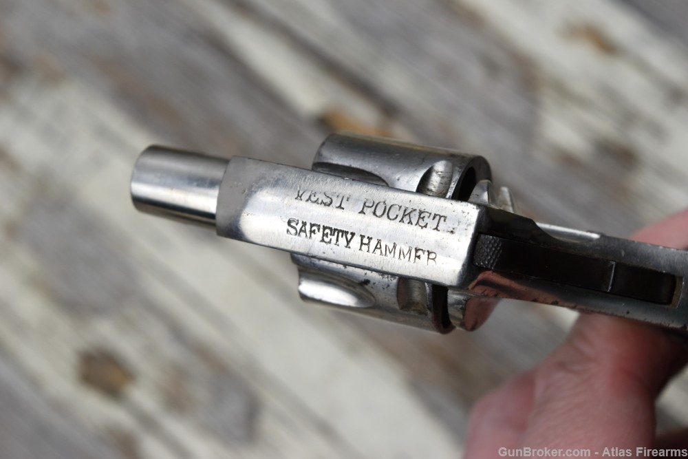 Harrington & Richardson Vest Pocket Safety Hammer .32 S&W 1-1/4" Revolver -img-31