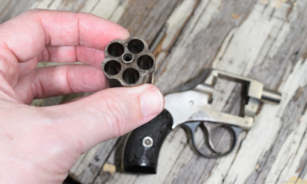 Harrington & Richardson Vest Pocket Safety Hammer .32 S&W 1-1/4" Revolver -img-20
