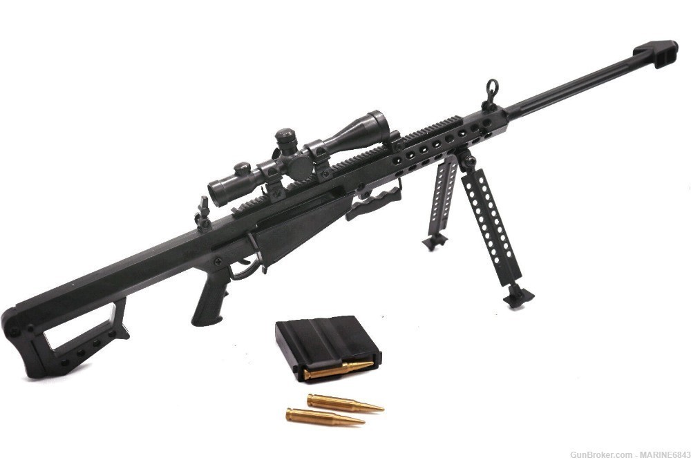 Miniature Barrett 82A1 Sniper Rifle Model Kit-img-1