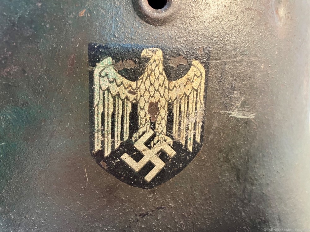 WWII German Heer helmet *ORIGINAL, AUTHENTICATED*-img-2