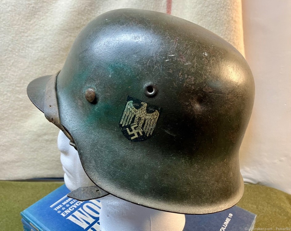 WWII German Heer helmet *ORIGINAL, AUTHENTICATED*-img-1
