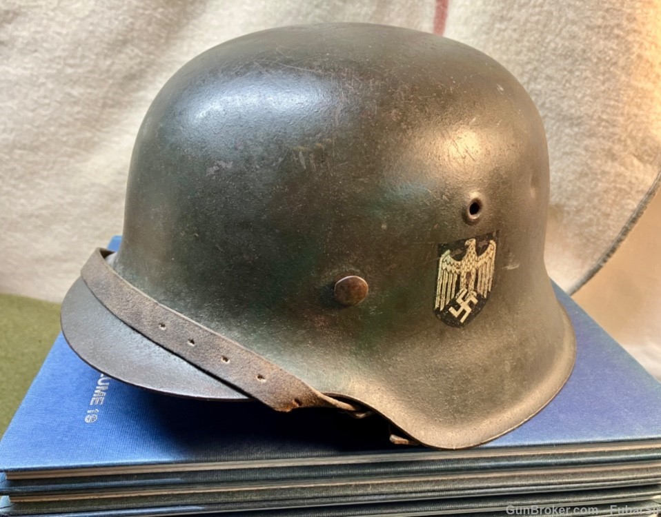 WWII German Heer helmet *ORIGINAL, AUTHENTICATED*-img-11