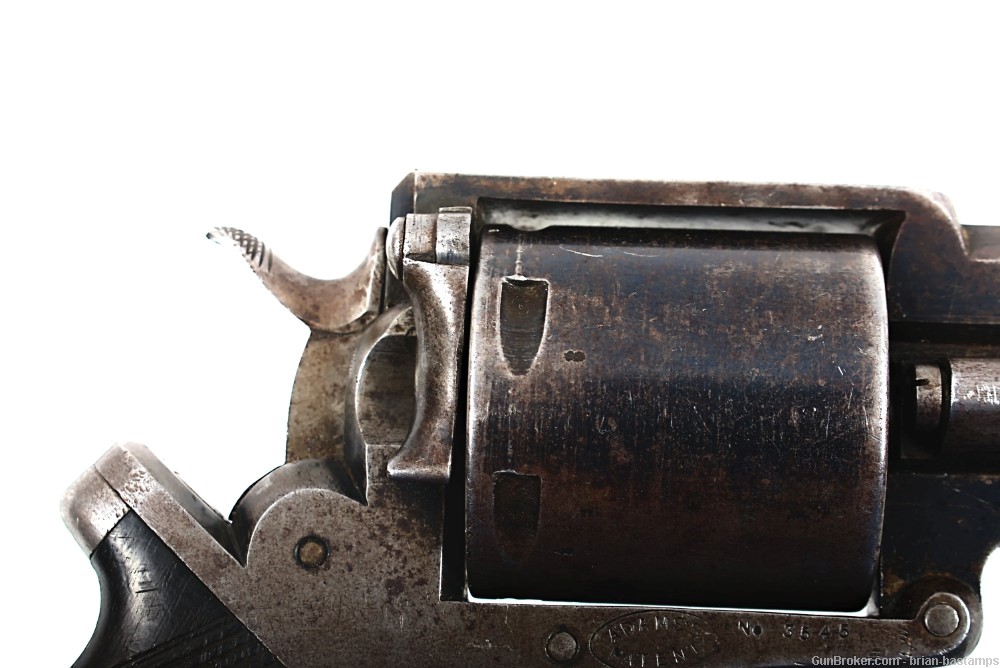 Adams Patent Military Model 1867 .450 Caliber Revolver – SN: 3545 (Antique)-img-25