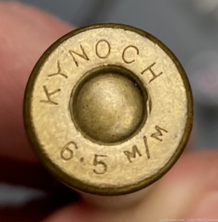 Kynoch 6.5x53R 6.5 ammo 1rd soft point Dutch Mannlicher 156gr-img-1