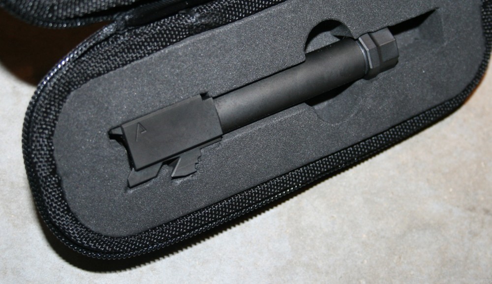 Agency Arms Threaded Barrel for Glock 26 Nitride Finish w/ thread protector-img-1