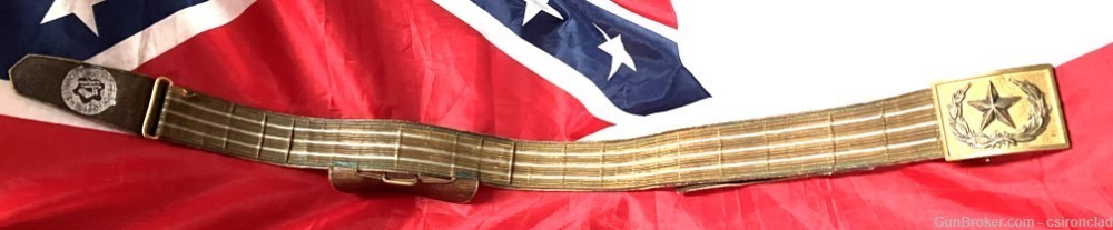 Indian War Period U.S. Infantry Officer's Dress Belt and Belt Plate-img-10